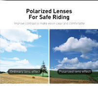 Gafas De Ciclismo UV400 Polarizadas Photochromic Para Hombres Y Mujeres Gafas De Sol Transpirables Para Deportes Al Aire Libre MTB Ciclismo - details 5