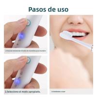 Cepillo De Dientes Eléctrico Universal Para Adultos Y Niños Con 6 Modos Sonic Impermeable Recargable Ajustable Cerdas Suaves - details 9