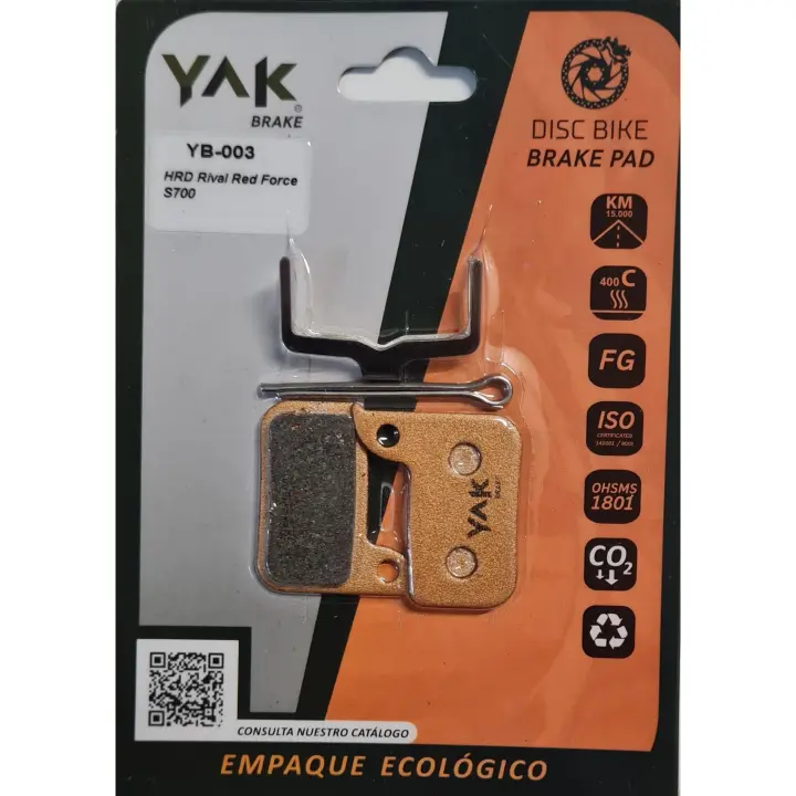 Pastillas de Freno Bicicleta - YB003 - Sram FORCE Series HYDRO Level Ultimate RED Serie RIVAL Serie S Serie - 1