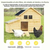 Ventilador Solar De Doble Fan 10W 15W Bajo Ruido Para Ventilación Diaria Al Aire Libre Sistema De Enfriamiento Con Ventilador Solar Resistente a La Lluvia Y Polvo - details 1