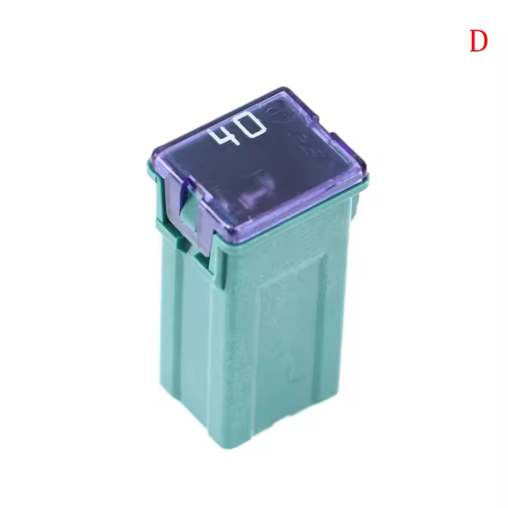 Mini Conjunto De Fusibles Cuadrados Para Coche 20A 30A 40A 50A 60A En Caja De Plástico Accesorios De Automóvil - 1