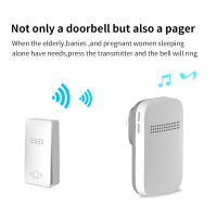 Timbre De Puerta Inalámbrico Exterior Impermeable Sin Batería Requiere Energía Auto-Desarrollada Juego De Timbres Para Hogar - details 2
