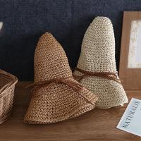 Sombrero De Playa Para Mujer Verano Protección UV Algodón Y Paja Tejida Amplio Para Aventuras Al Aire Libre Y Costeras - details 1