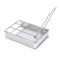 Toaster Plate Plegable De Acero Inoxidable Para Camping Y Senderismo Malla De Soporte Para Pan Y Grill Portátil Uso En Picnics - details 9