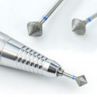 Broca De Uñas Diamante 3/32' Accesorio Para Máquina De Taladro Limpiador De Cutículas Bit De Manicura Herramienta De Tungsteno Carbido - details 3