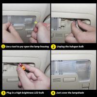 Kit De Luces LED Canbus Para Interior De Coche 11Pcs Para Vauxhall Opel Meriva B MPV 2010-2017 Luz De Mapa Farol De Maletero Luz De Techo Luz De Placa De Matrícula Accesorios De Coche - details 7