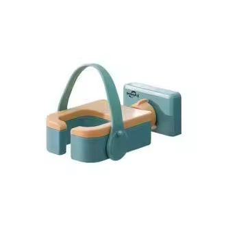 CA Soporte para secador de pelo - Almacenamiento para baño - Práctico e ideal para el baño (Verde) - 1