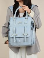 Mochila De Moda Para Mujer Bolsa De Mano De Tela Oxford Multifuncional Impermeable Con Ruedas Bolsa Para Bebés Viaje - details 4