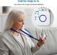 Boton de Alerta para las personas principales, boton inalámbrico de la llamada del paginador del curador para los Ancianos en casa - details 0