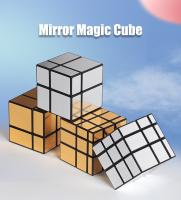 Cubo Mágico SENGSO Mirror Magic 2x2 3x3 Dorado Plateado Juguete De Puzzle De Alta Calidad Para Niños Edad Recomendada 3-12+ - details 1