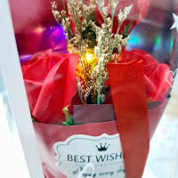 Rosa Artificial,te amo te quiero,Regalo Día de San Valentín,Decoracion Día de San Valentín,cm,fespu - details 1