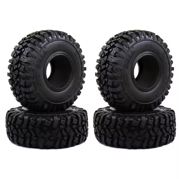 Pneumáticos De Goma 115*45MM 1.9" Para RC Rock Crawler Axial SCX10 SCX10 II 90046 AXI03007 Traxxas TRX-4 De 1:10 - 1
