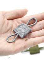 10pcs Cinta Elástica De Nylon MOLLE Con Hebilla Para Vest De Caza Y Senderismo Antena PTT Soporte De Tubo De Retención - details 8
