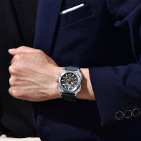 Reloj Mecánico Automático Pagani Design 2024 38mm Dial Luminoso Cuadrado 50m Impermeable Tourbillon Para Hombres Con Correa De Cuero Y Cristal De Zafiro - details 1
