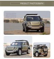 Land Rover Defender 1:18 SUV De Aleación Vehículo Off-Road a Escala Con Sonido Y Luz Regalo De Cumpleaños Para Niños Modelo De Coche Metálico Para Jóvenes Y Adultos - details 11