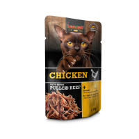 Leonardo Pulled Beef para Gatos – Paté con Carne Desmenuzada en Sobres (Packs de 16 x 70g) | Comida Húmeda Premium y Nutritiva Marca Leonardo Cat Food - details 1