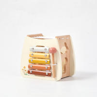 Juguete Montessori De Madera Con Cinco Funcionalidades Juego De Puzzle De Setas Para Bebés Desarrollo Sensorial Y Educativo Tema Animal Y Naturaleza Regalo Para Niños - details 14