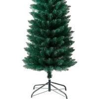 MEJORADA Árbol de Navidad SLIM/ESTRECHO Artificial Abeto Fino de Hoja Espumillón 150-210cm Arboles C/Soporte Metálico - details 1