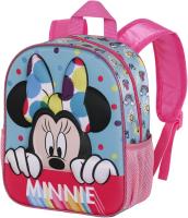 Mochila 3D Pequeña Minnie Mouse Wishful Color Azul y Rosa. Tamaño 31x26x11cm. KARACTERMANIA - details 0