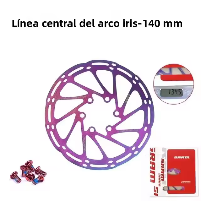 TOOPRE Disco De Freno MTB De Acero Inoxidable G3/ HS1 Colores Disponibles 160/180/203mm Para Bicicletas De Montaña Carretera Cruiser Piezas De Freno - 1