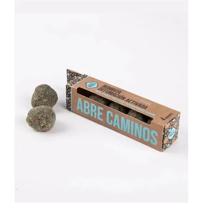 Sagrada Madre Bomba Incienso Defumación 4 Ud. Abre Caminos Aromaterapia - Productos Esotéricos - Inciensos Artesanales - Varillas de Resina - Abundancia - 1