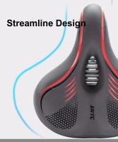 Sillín De Bicicleta Amplio Y Suave Para Hombres Y Mujeres Asiento Cómodo De Reemplazo Para Mountain Bikes Sillín Padded Grande - details 7