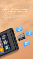 Reproductor MP4 Bluetooth S18 Walkman Portátil HiFi Estéreo Tela Táctil De 2.4 Pulgadas Lectura De Libros E-Book Radio FM MP3 Con Altavoz Integrado - details 7