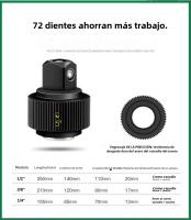 Juego De Llaves De Escalonilla CRV Para Automóvil Herramienta De Mechañica 1/4" 3/8" 1/2" Juego De Herramientas De Bricolaje Para Garage - details 8