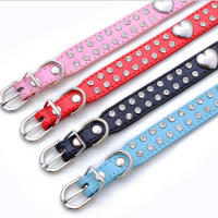 Collar De Moda Para Perro Corazón De Diamante En Cuero PU Collar De Fiesta Para Chihuahua Yorkie Decoración Para Gato Regalo De Suministros Para Mascotas - details 11