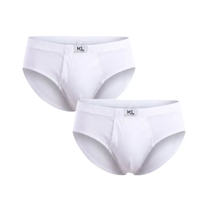 Kisses and Love-Pack 2 Slips Abiertos Hombre de Algodón KLS3 - 1