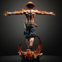 Figura De Anime One Piece Ace 27cm Lx Con Brazos Extendidos Y Cruzados Estatua De Colección Para Mesas Regalo Para Hombres Decoración De Oficina - details 1