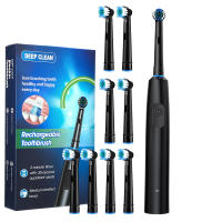 Cepillo De Dientes Eléctrico Rotativo Inteligente Con 5 Modos Recargable Incluye 8 Cabezales De Repuesto Cuidado Oral Para Adultos - details 0