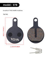 Pads De Freno De Disco Hidráulico VXM Para Bicicleta Semi-métalicos Código De Guía E9 DB ER MT6/4 Piezas De Bicicleta M8020/6100 MT200 - details 17