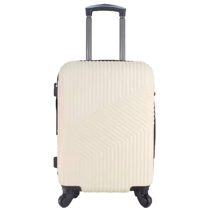 EASYTOUR Maleta Avión Equipaje de Mano Viaje Cabina Trolley ABS Rígida 4 Ruedas Maleta de cabina rigida con asa telescopica 55x35x20CM - 1
