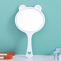 Espejo Cosmético Portátil Para Estudiantes Con Mango En Forma De Cabeza De Gato Dibujos Animados Espejo Decorativo Para Maquillaje - details 2
