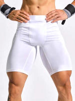 Shorts De Bodybuilding Para Hombre Leggings De Gimnasio Compresión Elástica Pantalones De Running Fútbol Baloncesto - details 15