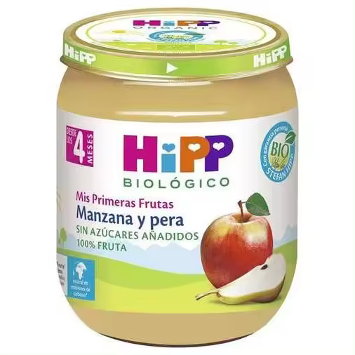 Potito Manzana Y Pera 4Meses 125Gr. Bio S/A - 1