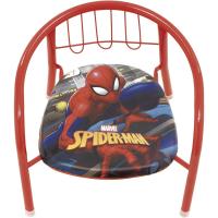 Arditex - Silla metálica infantil con dibujo SPIDERMAN con asiento acolchado y con medidas de 35.50x33.50x30cm apto para interior y exterior - details 0