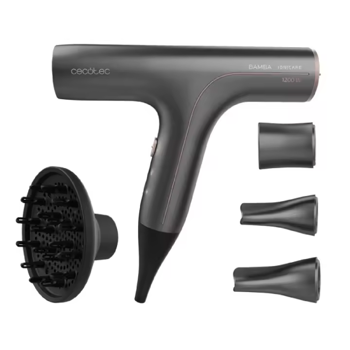 Cecotec Secador de pelo BLDC IoniCare 6000 Rockstar Soft Pr - 1