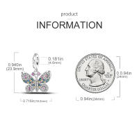 Colgante De Torre De Viaje Con Encanto De Gato Para Mujer Joyería Original De Pulsera Y Collar Plata Esmaltada 100% 2023 - details 68