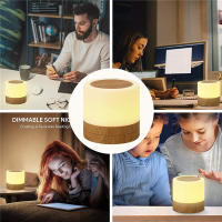 Lámpara Nocturna Recargable a Distancia Con 13 Colores Luz De Mesa Portátil Para Cama Y Niños Control Táctil Y Dimmer USB - details 9