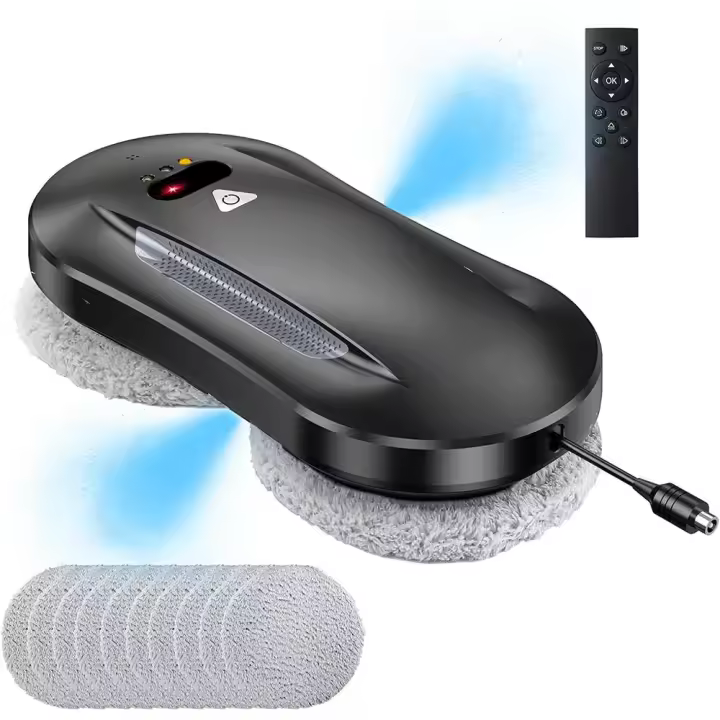 Robot Limpiacristales 5600Pa - Motor BLDC, Doble Spray y Control Remoto para Hogar/Rascacielos (Azulejos/Cristal) - 1