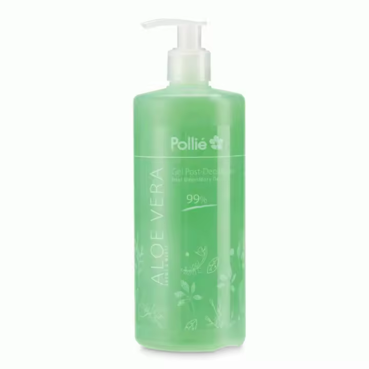 Pollié, Gel Post Depilación, Aloe Vera, 500 ml - 1