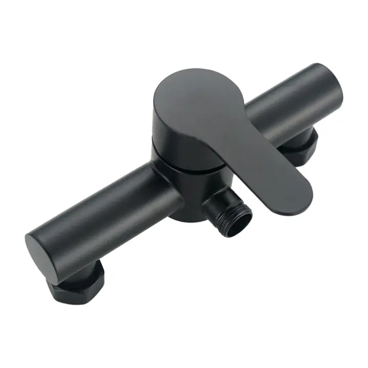 Negro, Grifo de Ducha de baño - 1