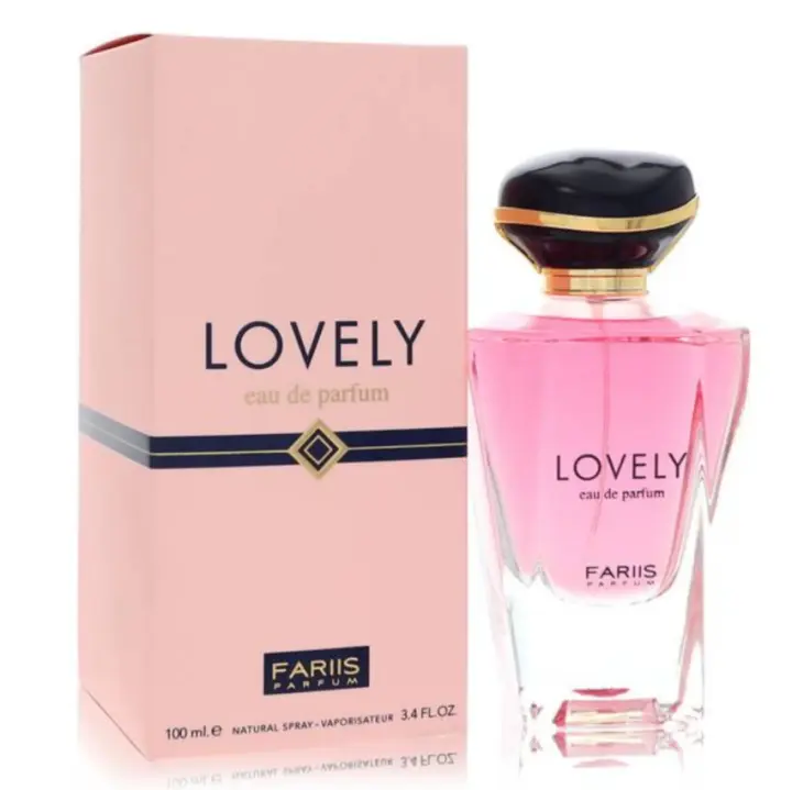 PERFUME LOVELY EDP 100ML PARA MUJER------PRESTIGIOSA MARCA FARIIS---DURACIÓN 8 HORAS-----PRODUCTO TOP - 1
