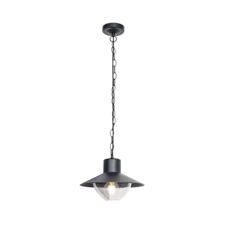 Ledkia Lámpara Colgante Exterior Metal Neiva Negro - 1