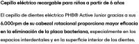 PHB Cepillo Eléctrico Recargable Active Junior 6+ Años COLOR ROJO - details 0
