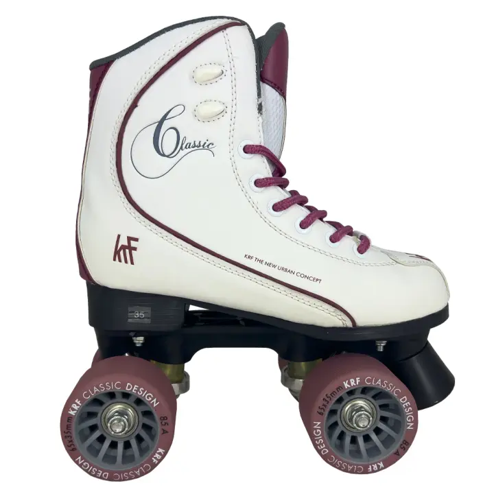 KRF THENEW URBAN CONCEPT Patin Quad RETRO CLASSIC - Uso en Interiores y Exteriores, Ruedas 65x35mm 85A - 1