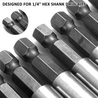 Juego De 20 Piezas De Brocas De Destornillador Allen Con Cabeza Hexagonal De Acero S2 Set De Brocas De Quick Release Con Mango Magnético Para Herramientas De Reparación Y Mantenimiento - details 10