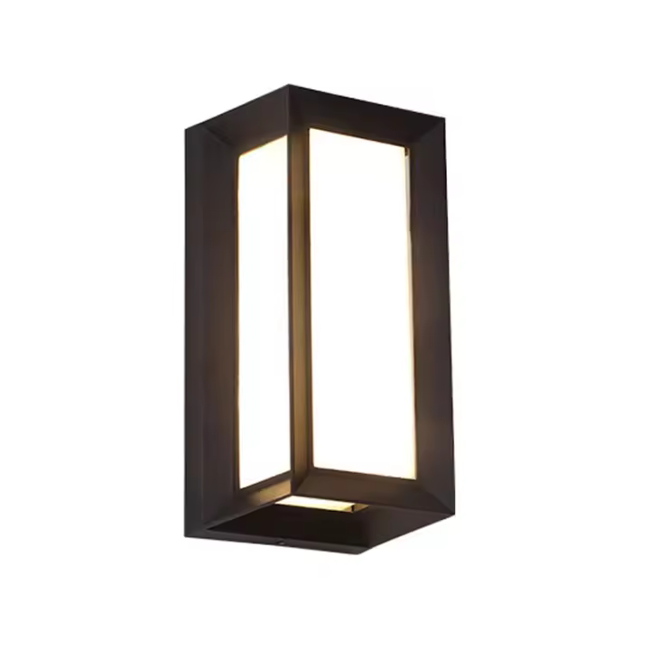 Lámpara de pared LED para exteriores, lámpara de pared para exteriores MICUTU, lámpara de pared LED resistente al agua IP65, para patio, jardín, terraza, camino cerca de la pared, patio, villa, pasillo (18 W, blanco cálido) - 1